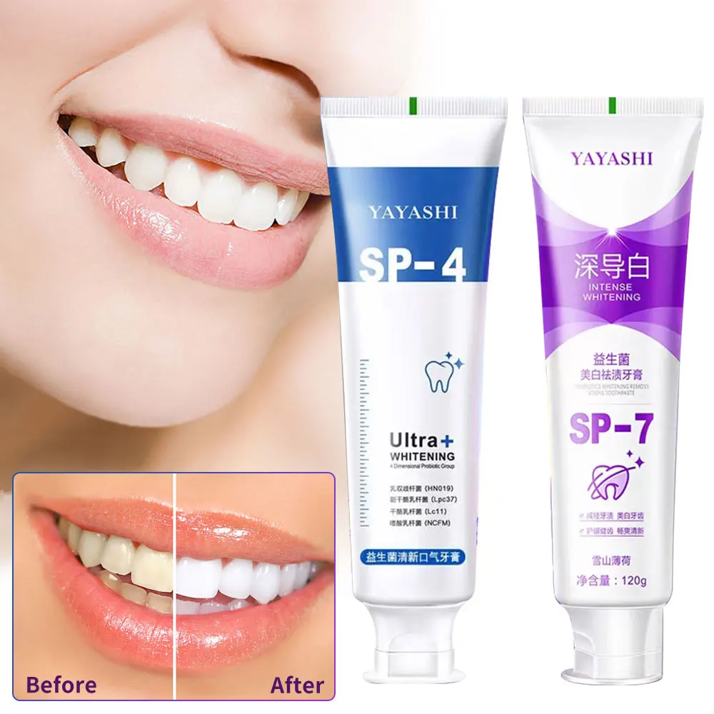 Yayashi sp-4 Toothpaste, All Smiles -Brightening & Stain Removing Toothpaste