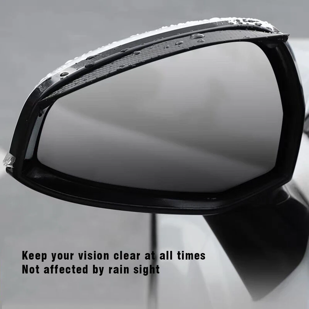 2x Car Rearview Mirror Rain Eyebrow Protector Rain Sticker for MG Morris Garages Hector TF ZR ZS HS GS GT RX5 RX8 MG6 MG3 5