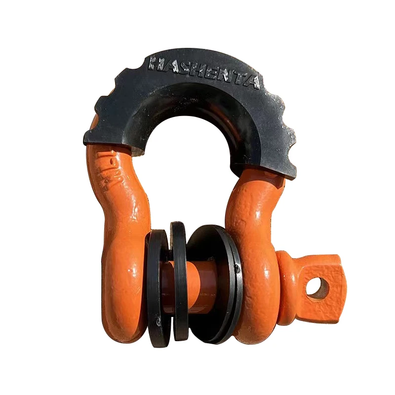 Anti-Rust Bow Shackle 5/8" D-Ring Shackle 42,990lbs Break Strength with Isolator &Washers Kit for Jeep Off-Road Vehicle Recovery