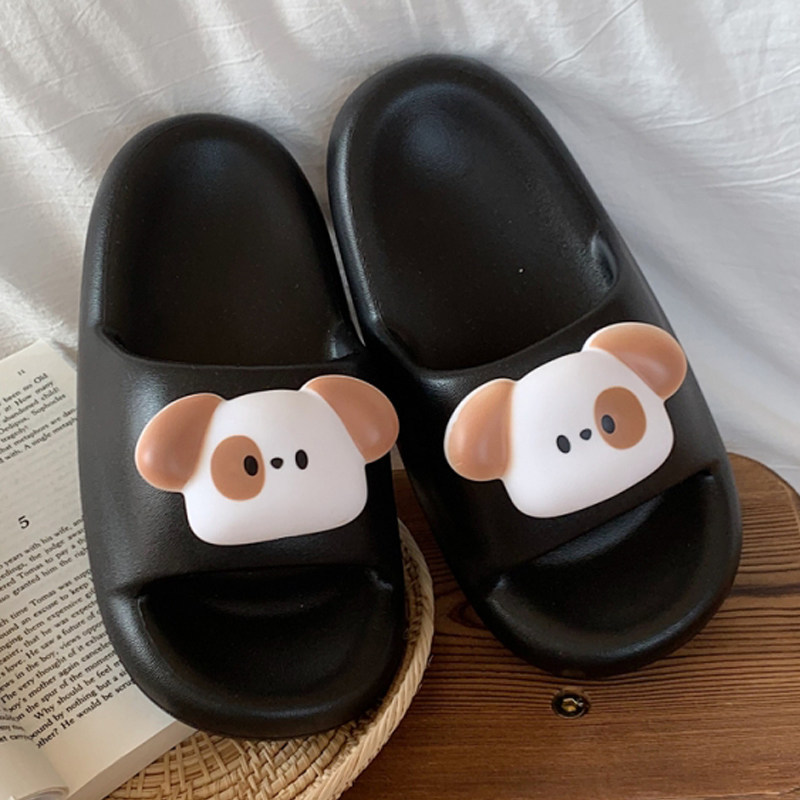 2024 New Slippers for women Summer Shoes Cute cute puppy dog slippers Indoor Street Sandals for girls Beach shower slide