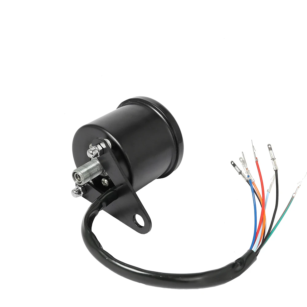 Universal Odometer 12V Dual Speed Meter with LED Indicator Speedometer Motorcycle