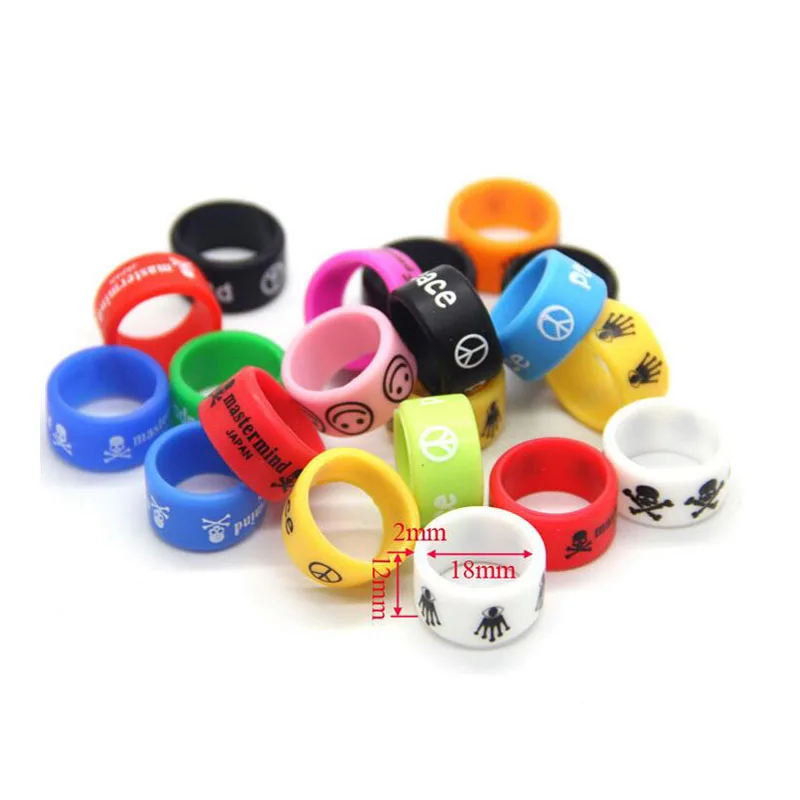 Silicone Rubber Band Decorative Band 18mm For Butterfly knife Mini Fishing Rod Silicone Handle Band Anti Slip O-shaped Ring - view 6