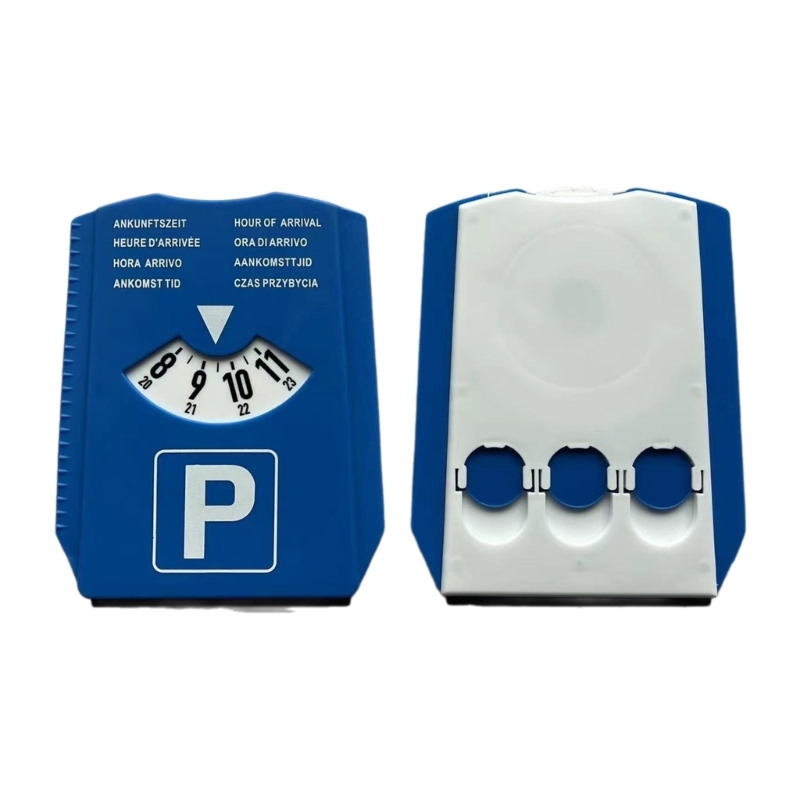 Snow Shovel Time Windshield Car Display Disc Return Time Note Ice Scraper Car Parking Time Sign Timer Clock Snow Remover smile