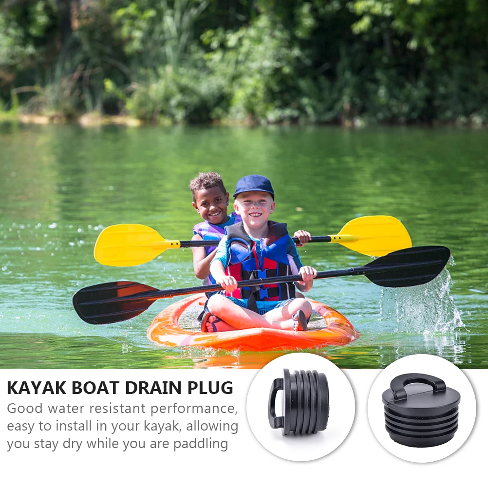 Kayak Drain Plug Boat Scupper Plugs Universal Kit Hole Replacement Bung Stoppers Marine Accessories Equipment