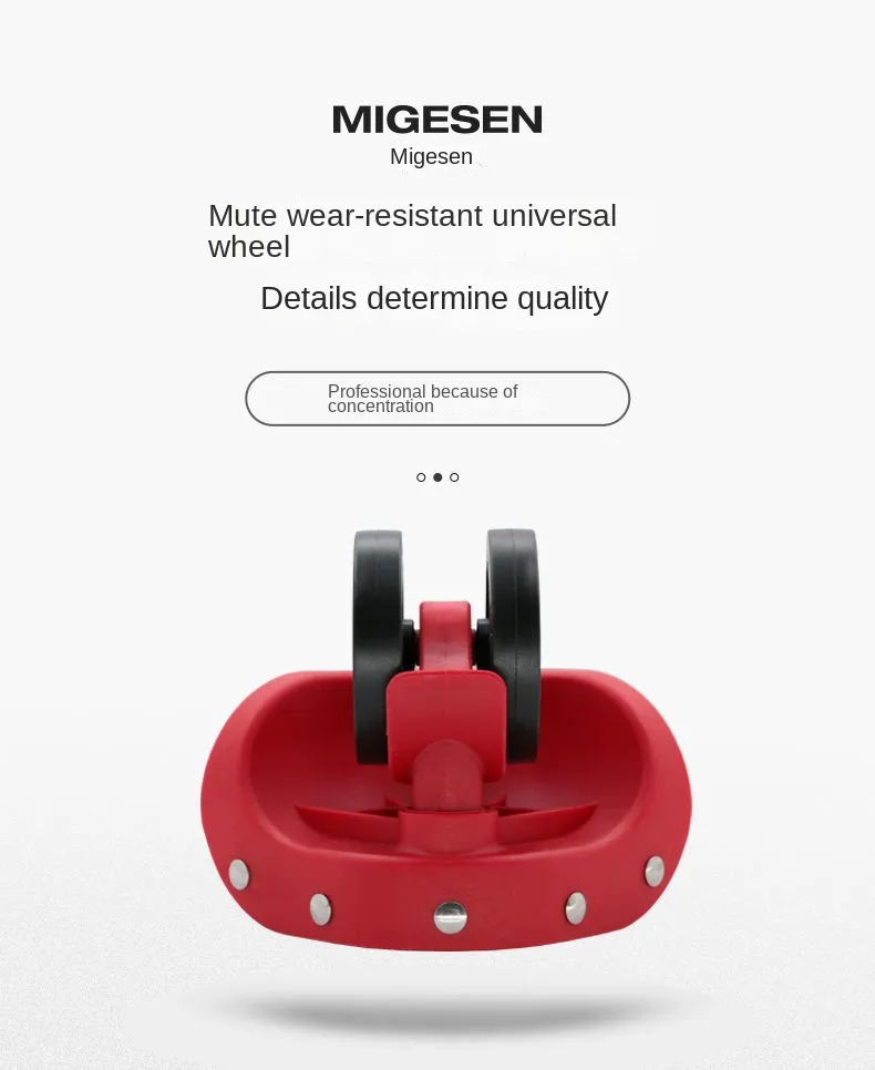 1 Pair of Universal Luggage Wheel Replacement Silent Balanced Wear-Resistant High Quality Universal Caster Luggage Accessories