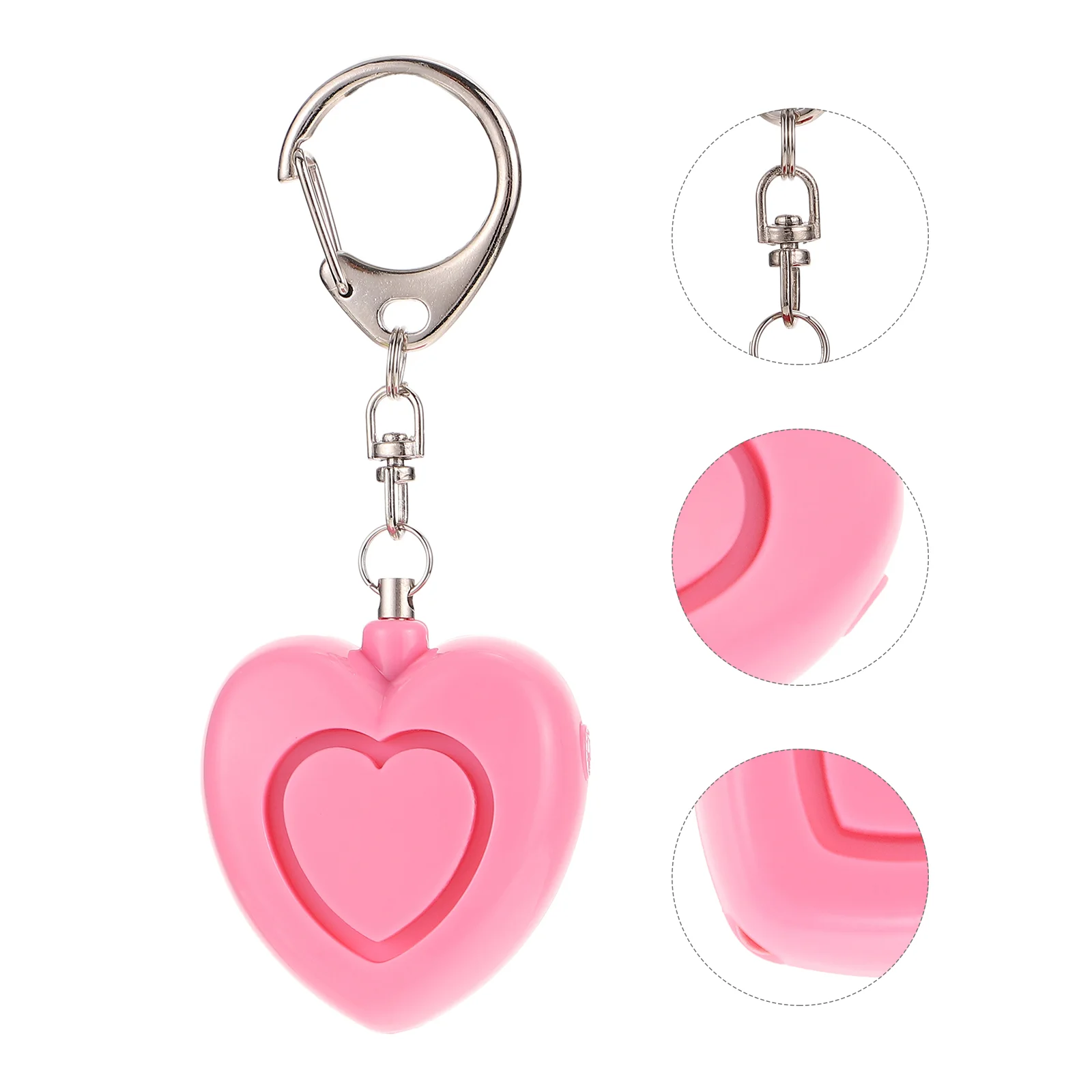 Safe Sound Personal Alarm Heart Shaped Personal Electronic Gifts with Lights