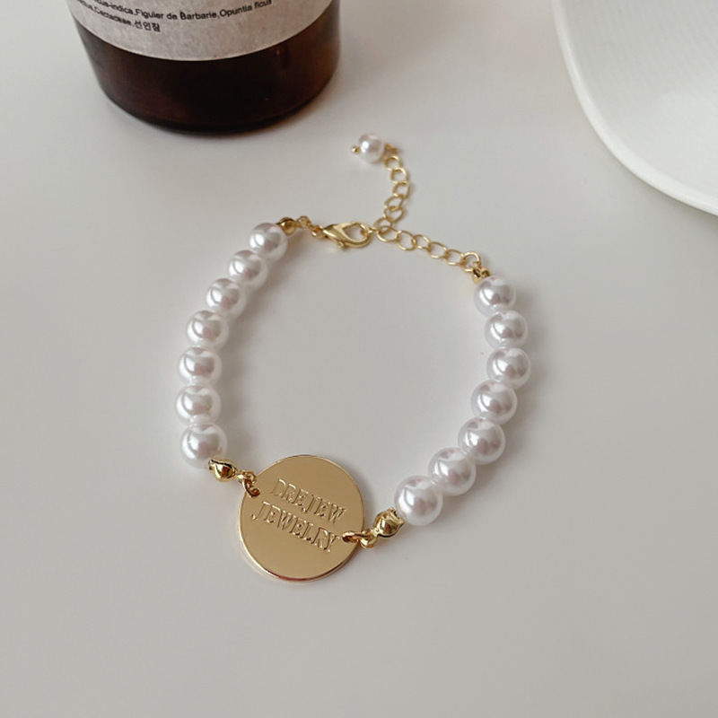 High-quality Luxury Pearl Bracelet Hepburn Style Black Bow Pearl Bracelet Necklace French Retro Jewelry Accessories for Women