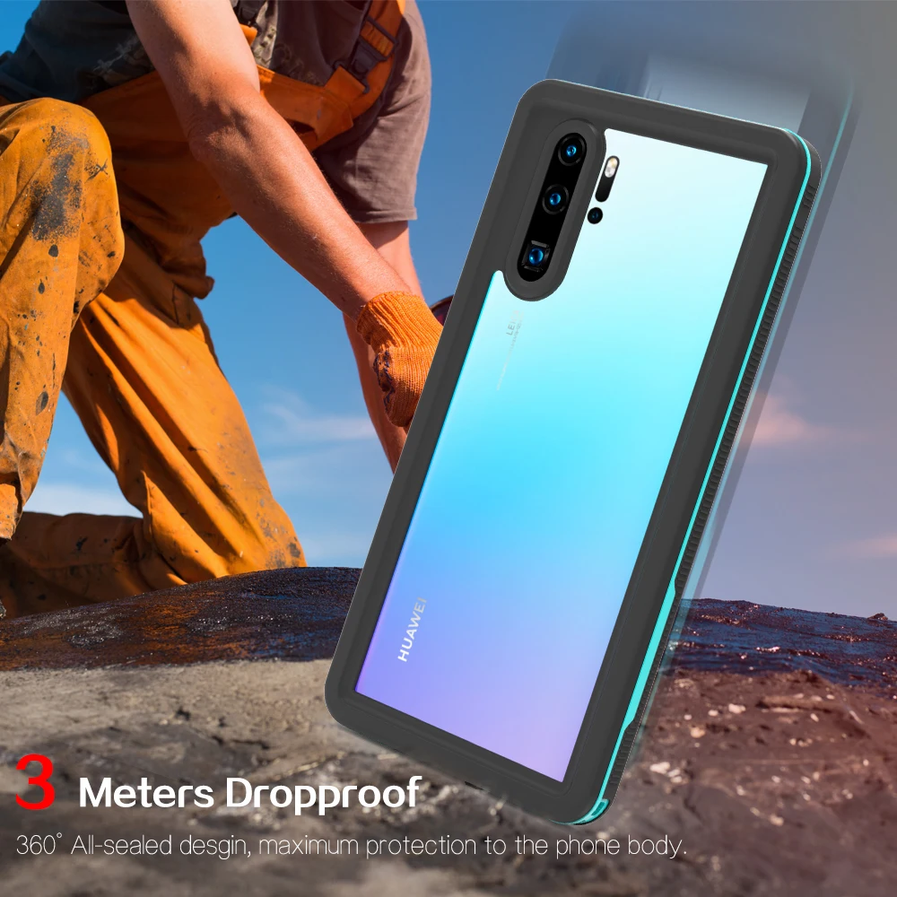 Diving IP68 Waterproof Case For Huawei P30Pro Cover Swim Snow-proof Dustproof Case for Huawei P30 Pro Case