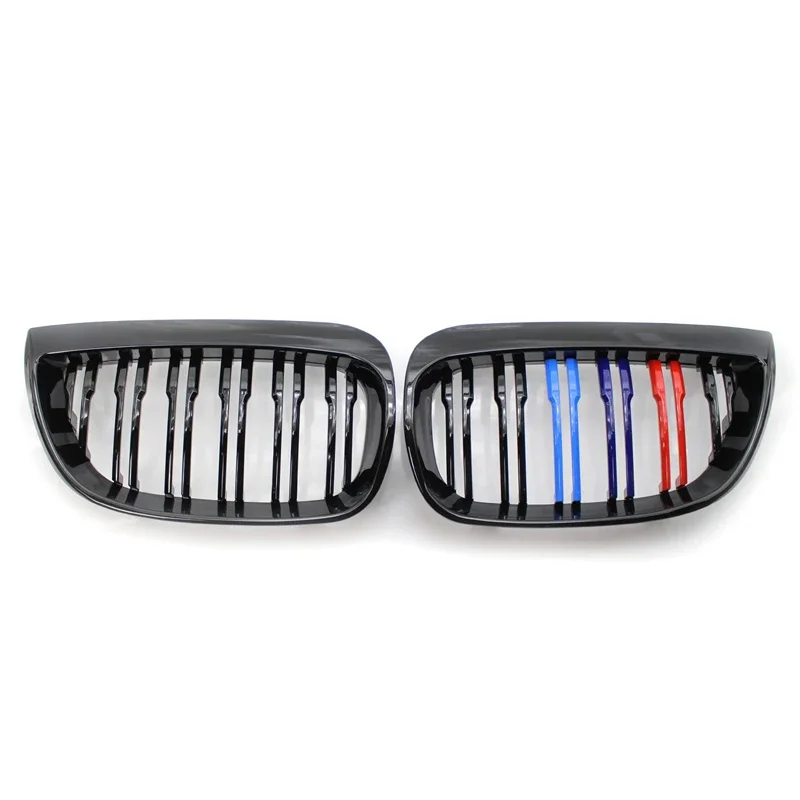 Car Grill Front Kidney Racing Grills Gloss Black M Grille For E81 E87 120d 120i 130i 2004-2006 Auto Exterior Grilles