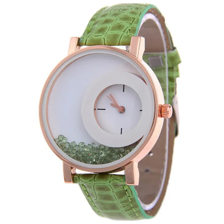 Broken Diamond Women's Watches Large Dial Quartz Wristwatches Students Watches Casual Simple Women's Quartz Watches Ladies Watch