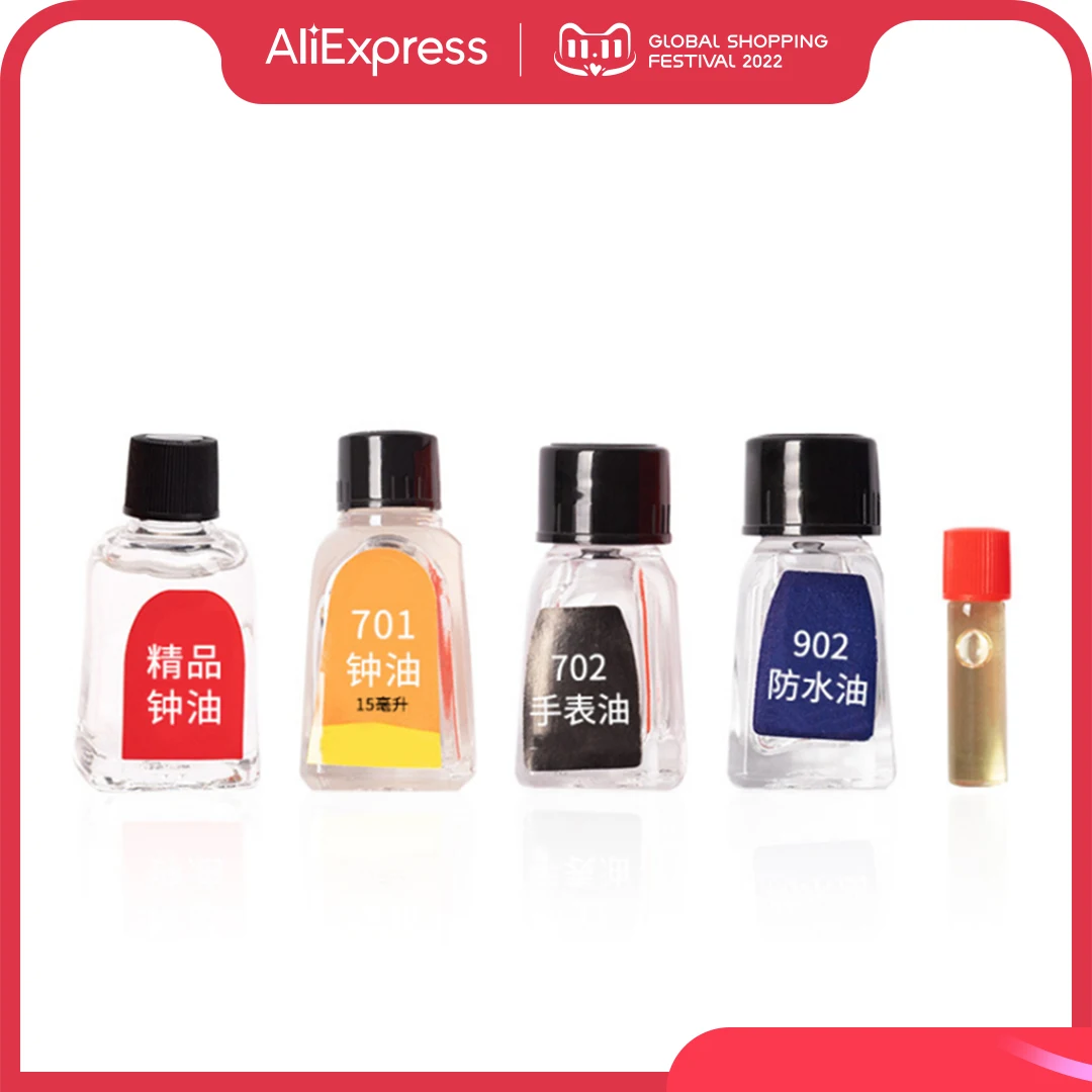 5ml Watch Oil Maintenance Repair Tool Lubricant For Wristwatch Clock Professional Watch Part Repair Tool For Watchmaker