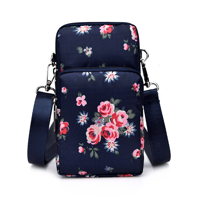 Phone Bag Women Mini Shoulder Messenger Wrist Coin Purse Leisure Shoulder Bags Versatile Satchel Multi Card Position Card Bags