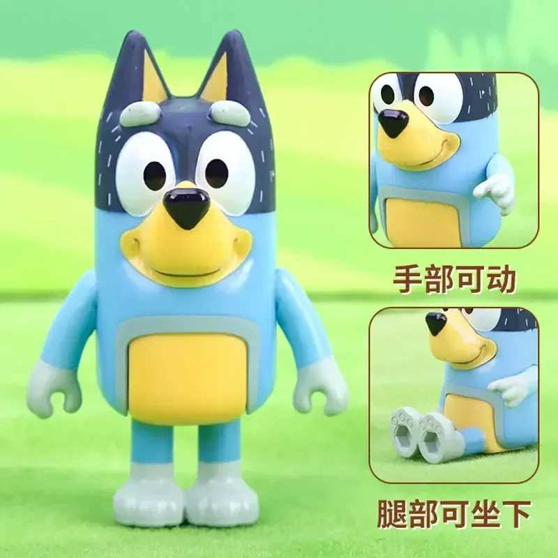 Kitchens Play Food Muse Moose Bluey Family Toy Bluey And Friends Bingo Bandit Doll Ornaments Childrens Birthday Gift Play House Toy Ornaments 2443