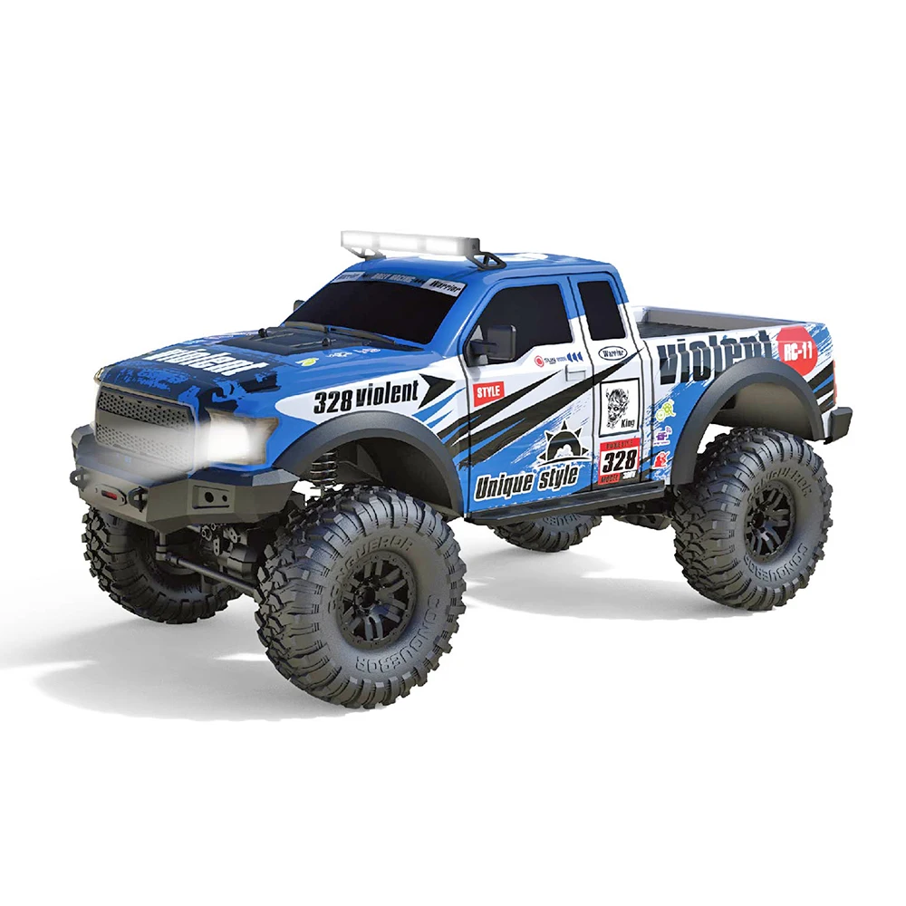 1:10 RC Car Truck All-Terrain 15Km/h Off-Road 4WD Remote Control Monster Crawler Recharge Car RC Toys for Boys Kids HB ZP1001