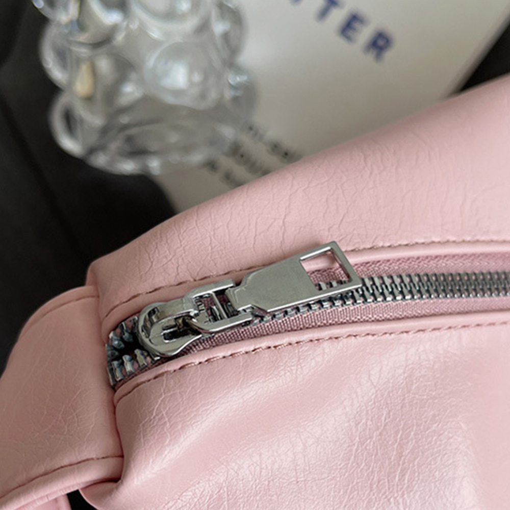 2023 Trend Solid Color Big Bucket Bags for Women Female Designer Silver Leather Shoulder Bag Handbags Hobo Bag Crossbody Bag