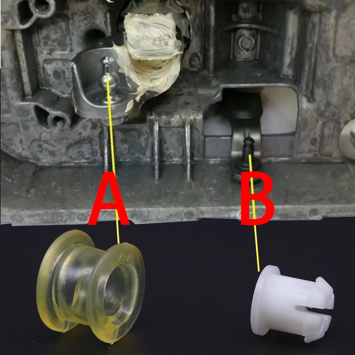 Manual Gear Shift Lever Cable Bushing Repair Kit For VW Jetta Golf Polo Bora1999-2012 Passat Gearbox Selector End Linkage Sleeve