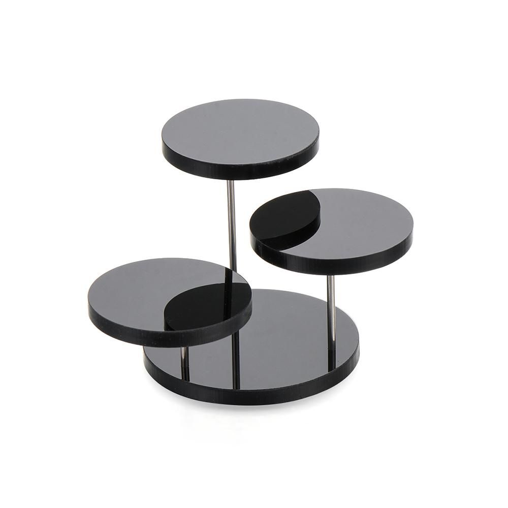 Acrylic Display Stand Jewelry Organizer Showcase Cupcake Stand Cake Dessert Storage Rack Holder Party Decor