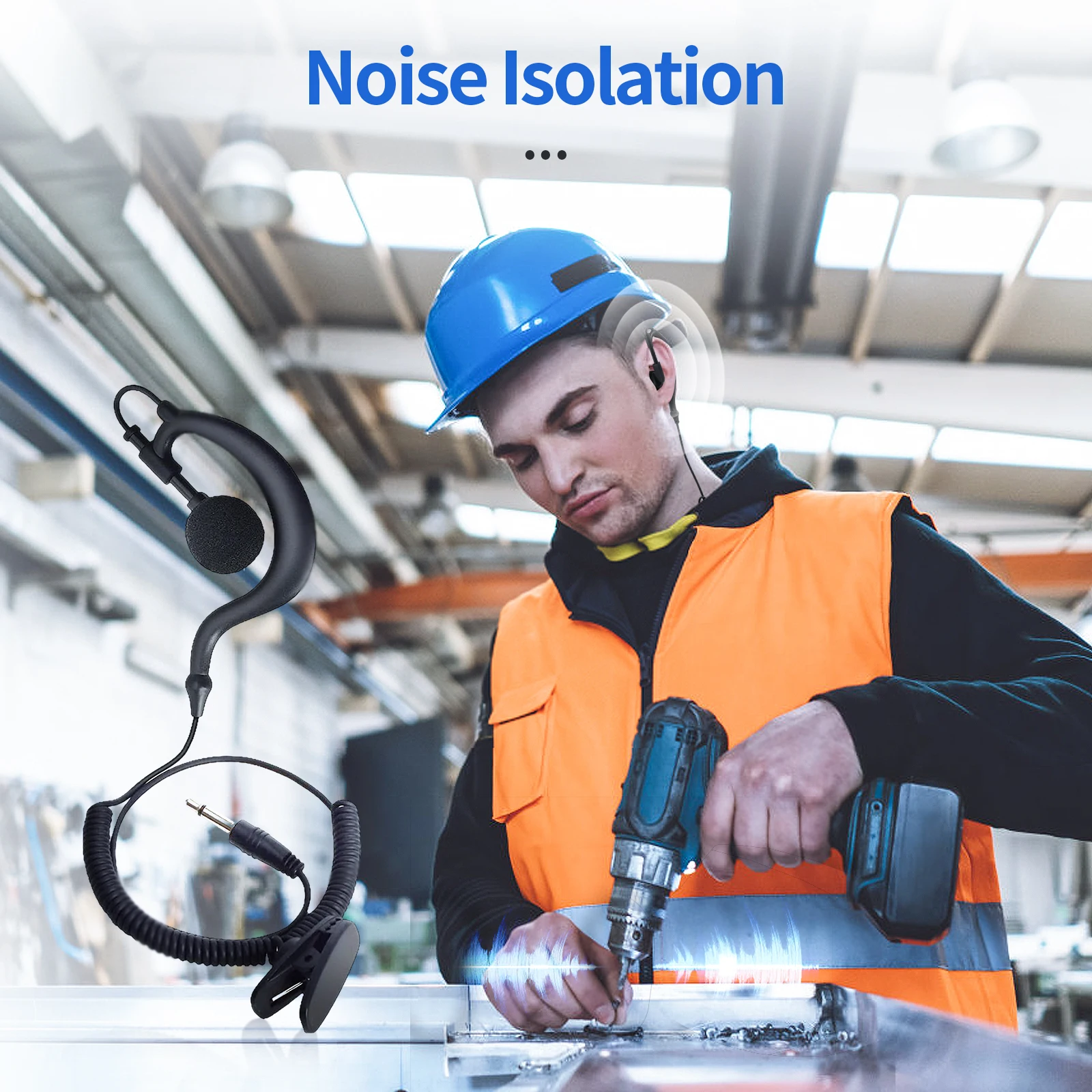 Wired Air Tube mm Earphones Listen Only Earpieces Clear Audio Cable Fitting Walkie Talkie Playing Device Radio Accessories 5