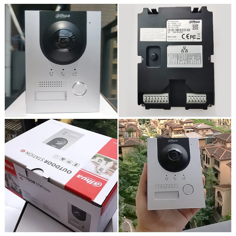 DaHua Multi-language VTO2201F-P Replace VTO2202F-P-S2 PoE IP Metal Villa doorbell Door Phone IP Video Intercom call to phone app