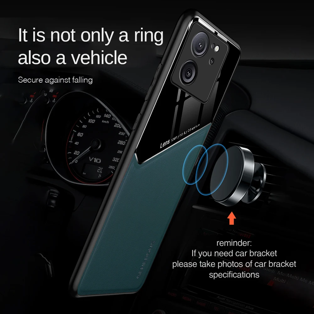 Mi13TPro Leather Case For Xiaomi Mi 13T Pro 6.67inch Car Magnetic Cover Xiaomi13T Mi13T 13 T 13TPro 5G Camera Shockproof Fundas