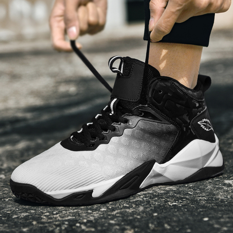Plus size 48 men's new trendy hot high-top basketball shoes thick-soled heightened sneakers Free shipping