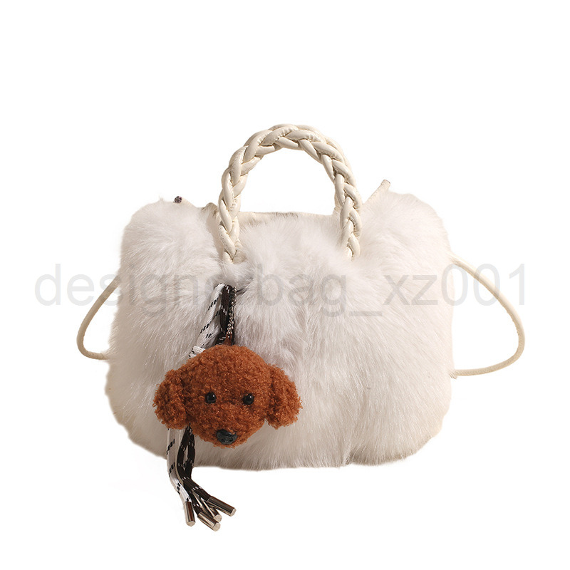 Bag Classic Designer Fashion 10a Top Woman Handbagevening Bags New Plush Doll Pendant Advanced Cute
