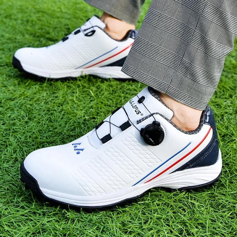 Men Professional Golfer Sport Mens Athletics Golf Turf Grass Golfing Shoes Male Walking Sneakers d6276