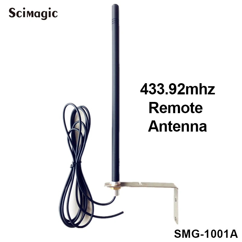 2 new Channel Gate Garage Remote Control 433mhz Receiver + Remote Control Transmitter + Antenna Replacement 2025 Door Opener Controller