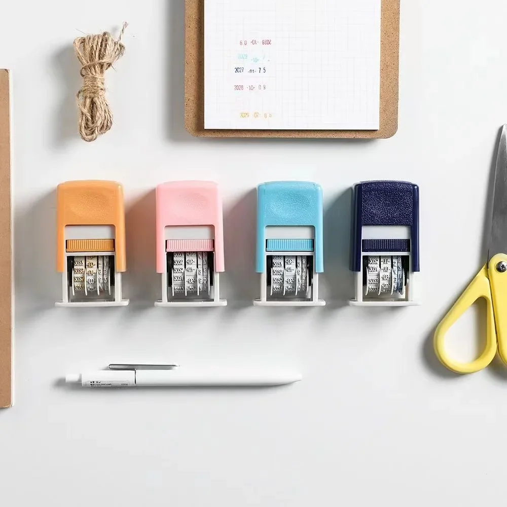 new DIY Hand Account Date Stamps Reusable Practical 2025 ABS Adjustable Universal Office Supplies