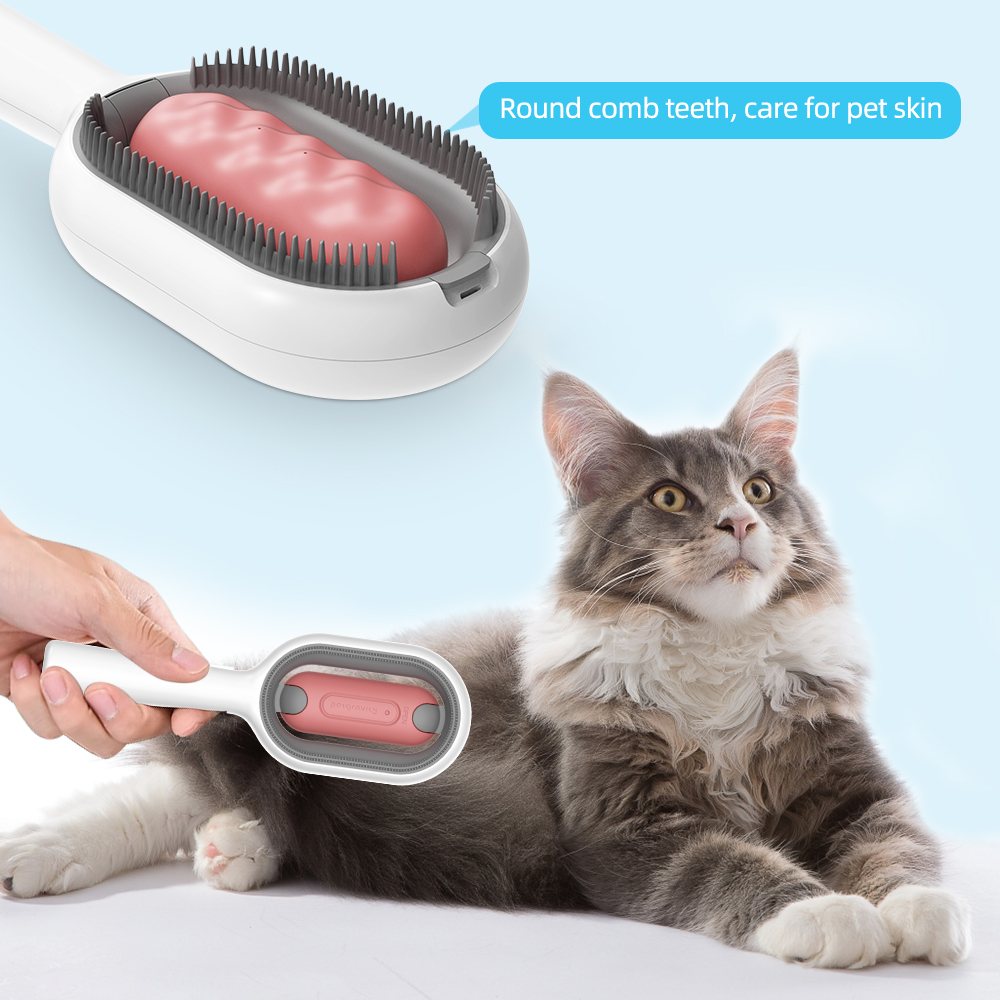 4 In 1 Pet Grooming Brush Cleaning Massage Remover Comb For Cat Dog General Supplies with Water Tank Pets Products Accessories