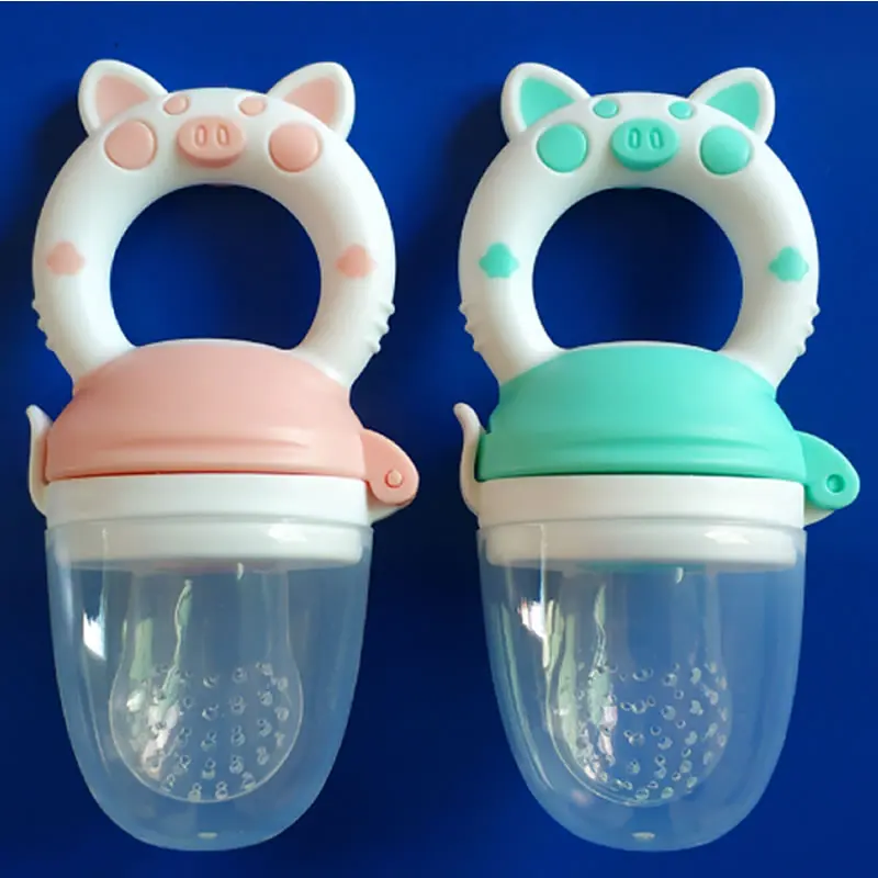 Baby Nipple Fruit Food Bite Feeder Baby Eat Juice Extractor Pacifier Auxiliary Food Molars Gum Nipple Newborn Soonther Pacifiers