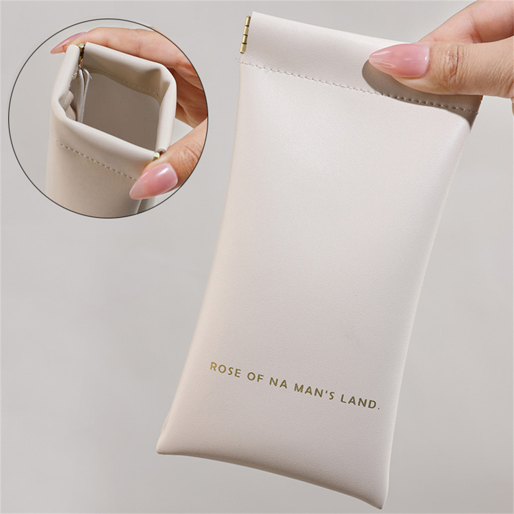 Zilead New Glasses Storage Bag Luxury PU Leather Sunglasses Case Women Men Portable Reading Myopia Glasses Bag Waterproof Cover