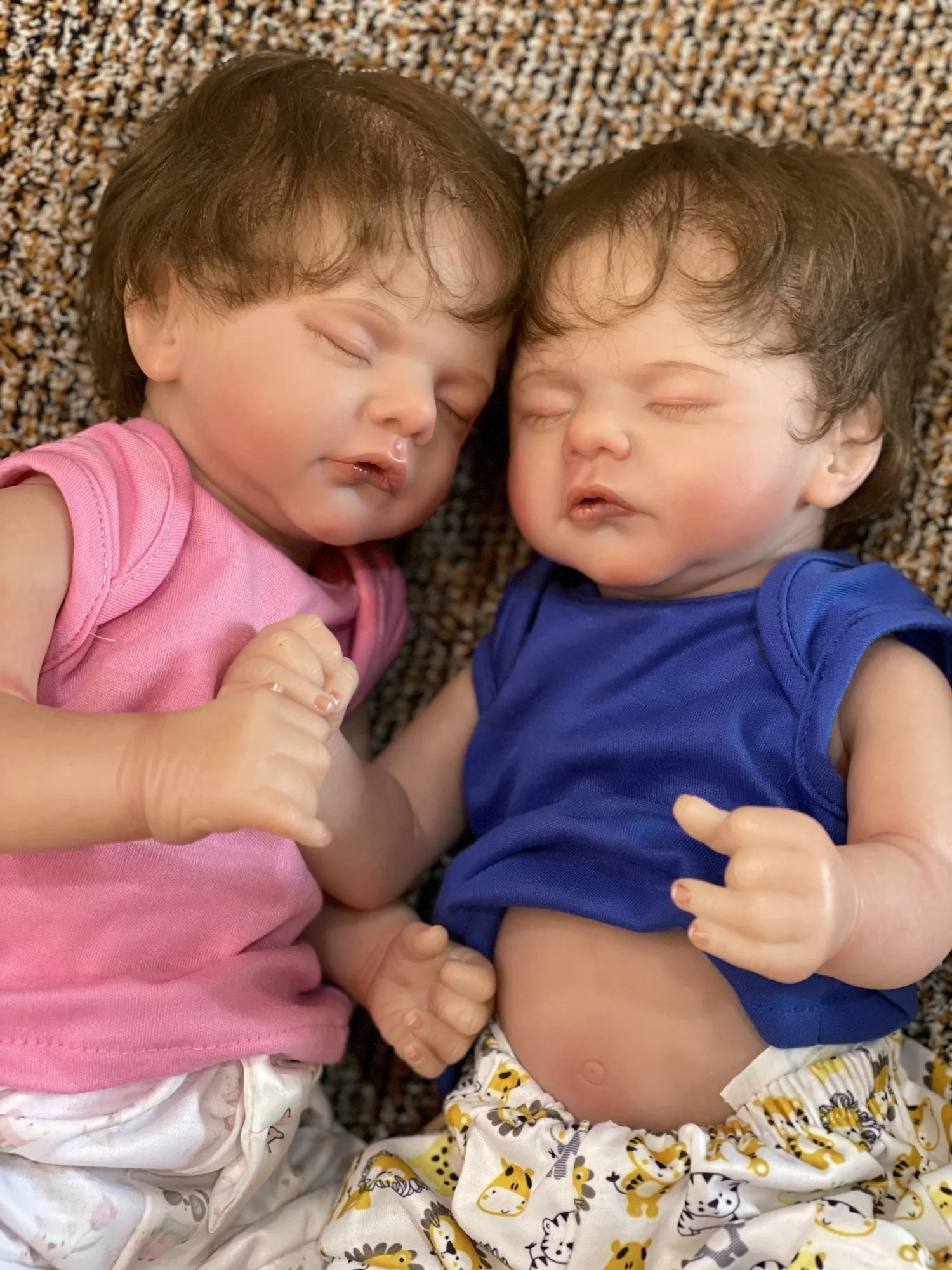 45cm Sam Full Body Silicone Vinyl Bebe Reborn Boy and Girl Lifelike Realistic Reborn Doll Soft Touch Feeling Newborn Doll