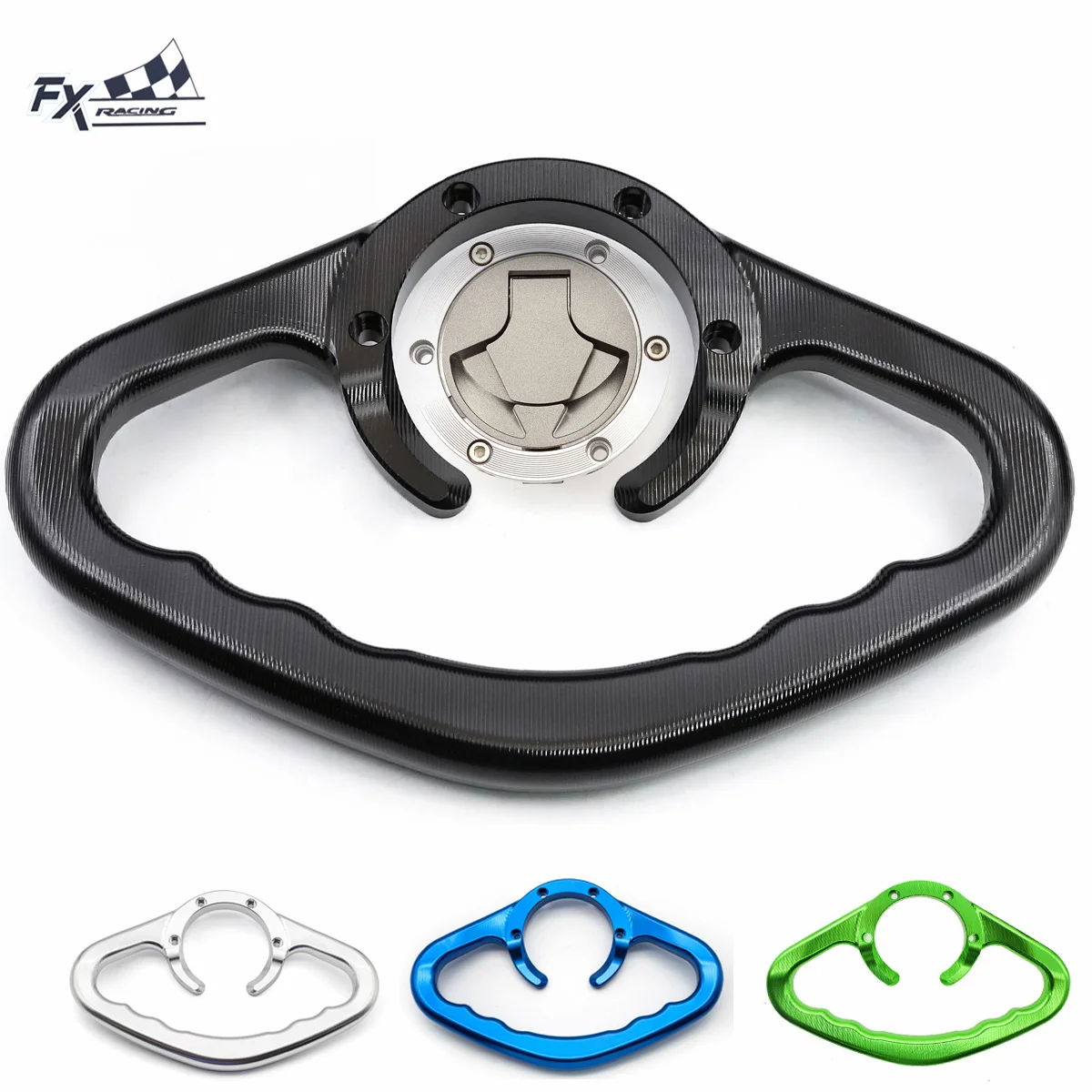 For Kawasaki EX250 250R 2008-2014 EX300 Ninja 300 2013-2017 ER250 ER300 Z250 CNC Passenger Handgrip Hand Grip Tank Grab