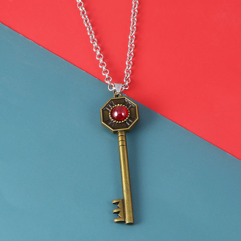 Anime JOJOS BIZARRE ADVENTURE Pendant Necklaces Key Chain Men and Women Bag Car Decorate Necklaces Jewelry Accessories Gift