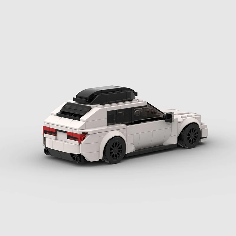 MOC RS6 Speed Champions Cars Building Blocks City Sports Racing Vehicle DIY Bricks Toys Christmas Gift