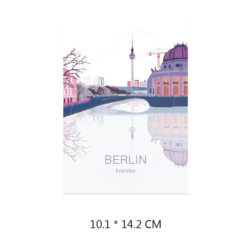 23 Pcs Cities Travel Stickers Aesthetic Big Size Stickers Sets Decals for Travel Case Luggage Decorate Waterproof Pegatinas