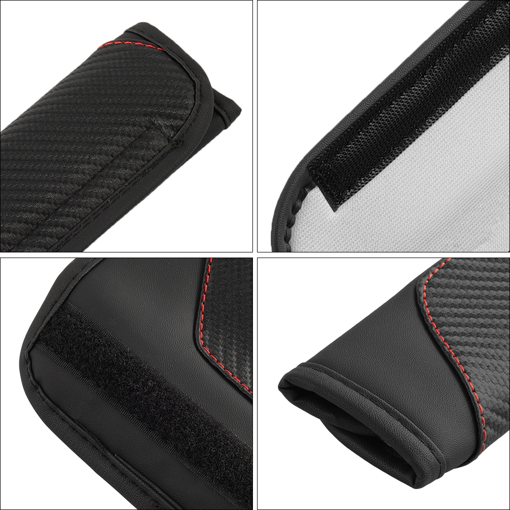 2PCS Car Seat Shoulder Belt Cover Pad Protective Mat Auto Accessories For Smart Eq Fortwo Forfour 453 451 452 450 454 Roadster