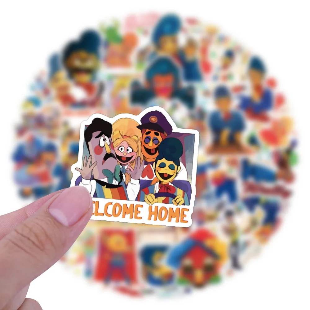 10/50Pcs Welcome Home Wally Darling Stickers Wally Darling graffiti Stickers for DIY Luggage Laptop Skateboard Bicycle Sticer