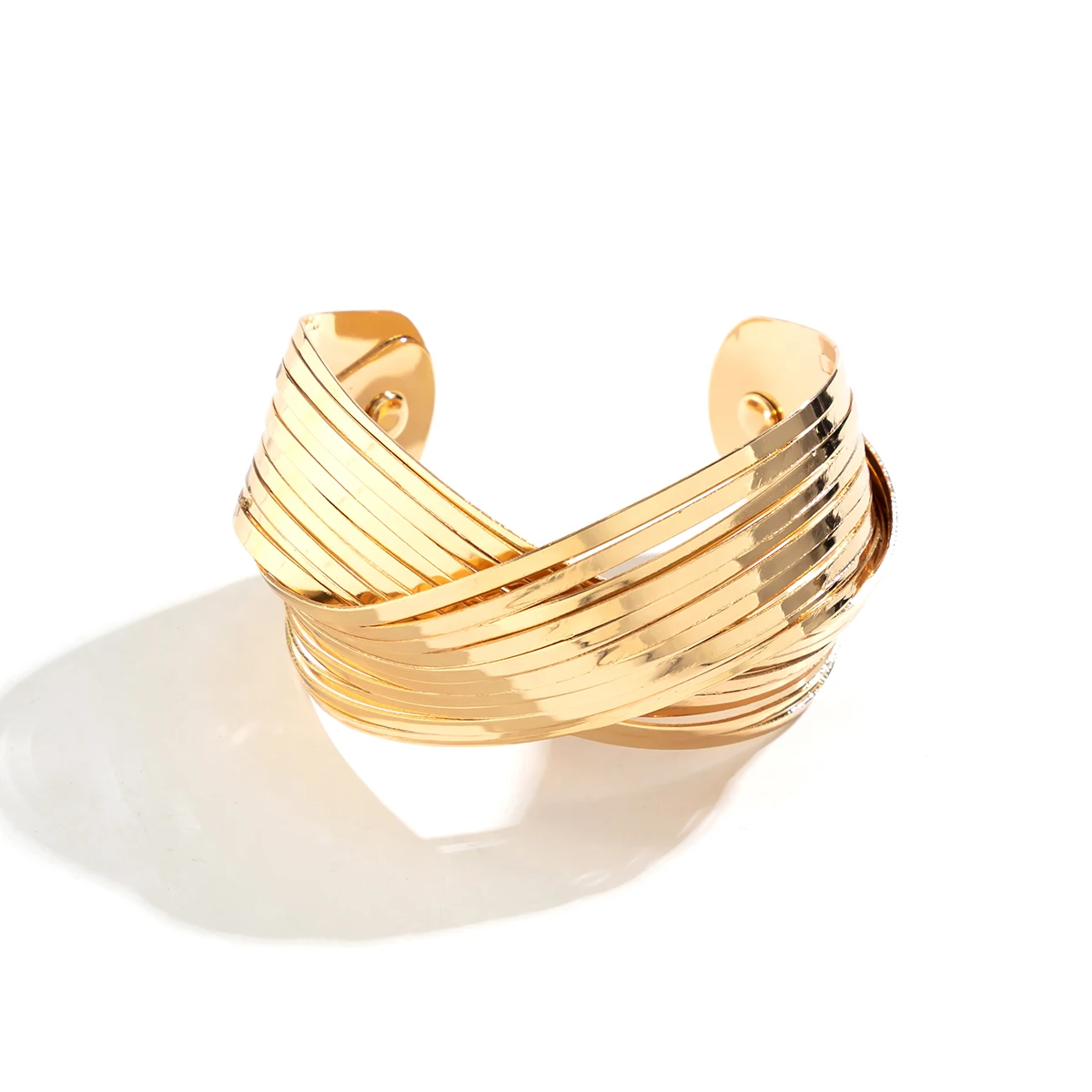 High Quality Goth Cross Wide Open Cuff Bangle for Women Statement Heavy Metal Arm Bracelet Pulseras Grunge Jewelry Steampunk Men