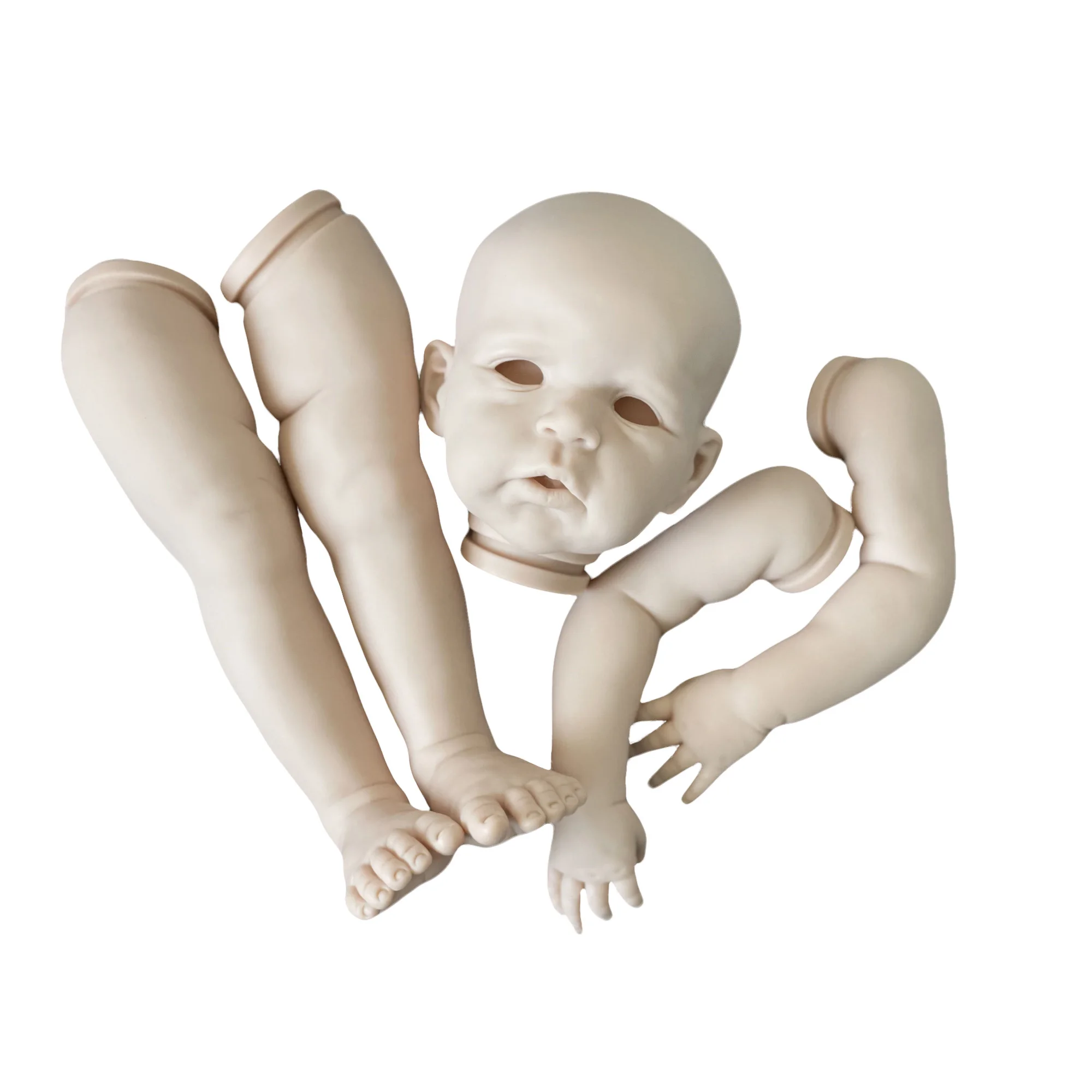 66cm Sandie Artist Oil Paint Reborn Doll Kits Lifelike Real Bebe Reborn DIY Vinyl Bebe Kits Kit Reborn Sin Pintar