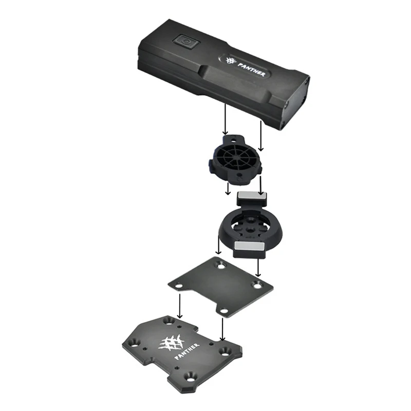 Four-wheel Electric Skateboard Night Running Decorative Lights Multi-functional Modified Skateboard Lights