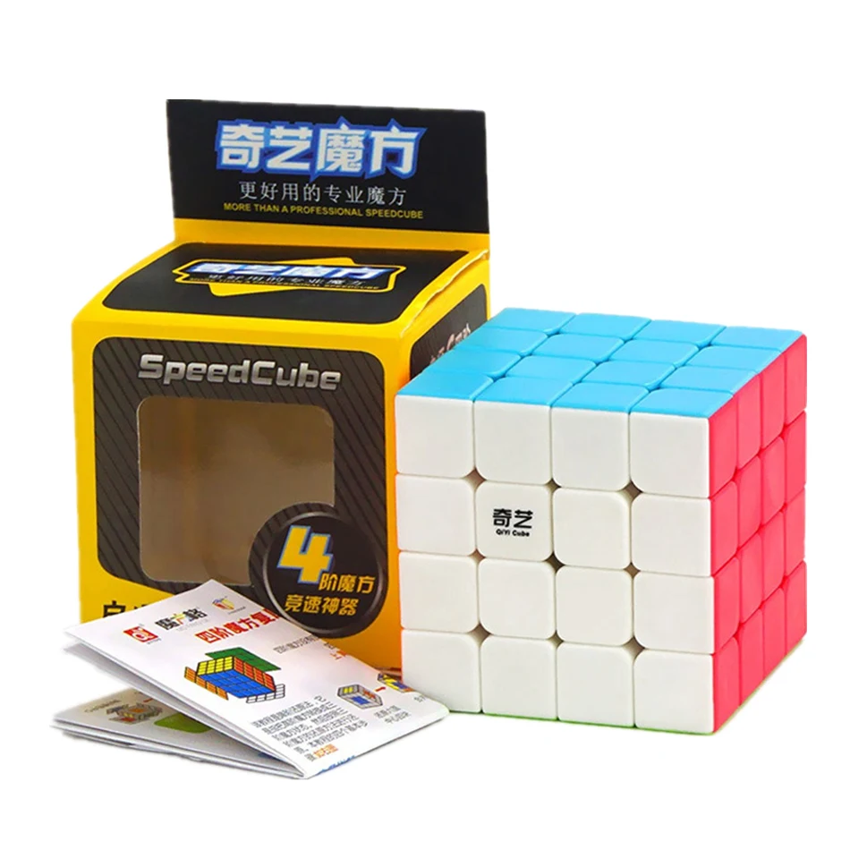 Qiyi Professional 4x4 5x5 Speed cube Black and Stickerle QiYi 7x7x7 6x6x6 Magic Cube MofangJiaoshi Speed Puzzle Toy