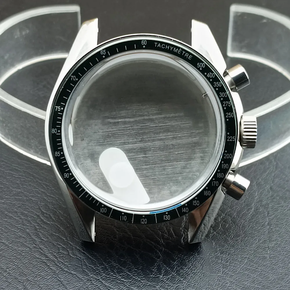 39.7mm Men's watches metal case FIT VK63 movement case watch accessories watch parts Fits 20mm strap Watch Box
