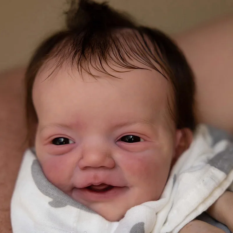 20inch Reborn Charlie Doll Kit Lifeike fresh color Soft DIY Doll Parts with Cloth Body and Eyes