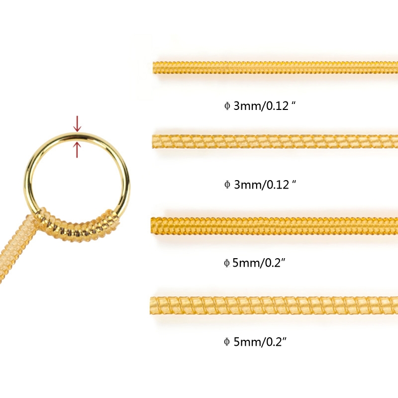 4x 3/5mm Ring Size Adjuster for Loose Rings Ring Reducer to Make Ring Smaller Guard Resizer for Ideal for Jewelty Tool