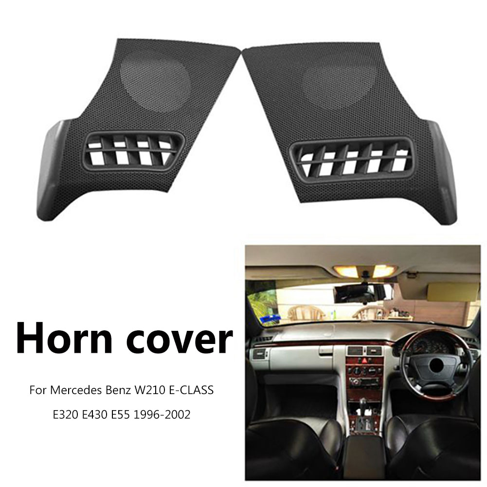 For Mercedes Benz E-Class W210 96-02 Car Interior Dash Board Side Air Vent Speaker Grill Cover Left/Right Car Accessories Black