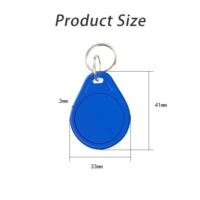 5/10/20PCS 13.56Mhz RFID UID Token Copy Keykobs Changeable Attendance Management UID Clone Keychain Tag For Mif 1k S50 Writable