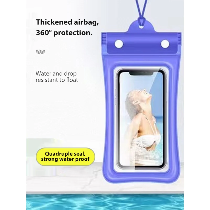 Three Layer Seal Waterproof Bag Phone Case For iPhone 15 12 13 14 Pro Max Samsung S23 Ultra Xiaomi Water Proof Pouch Accessories