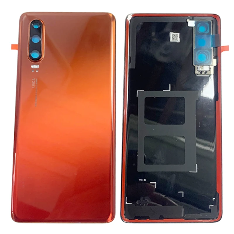 Original Battery Cover Rear Door with Camera Frame Lens For Huawei P30 Housing Back Cover with Logo Repair Parts